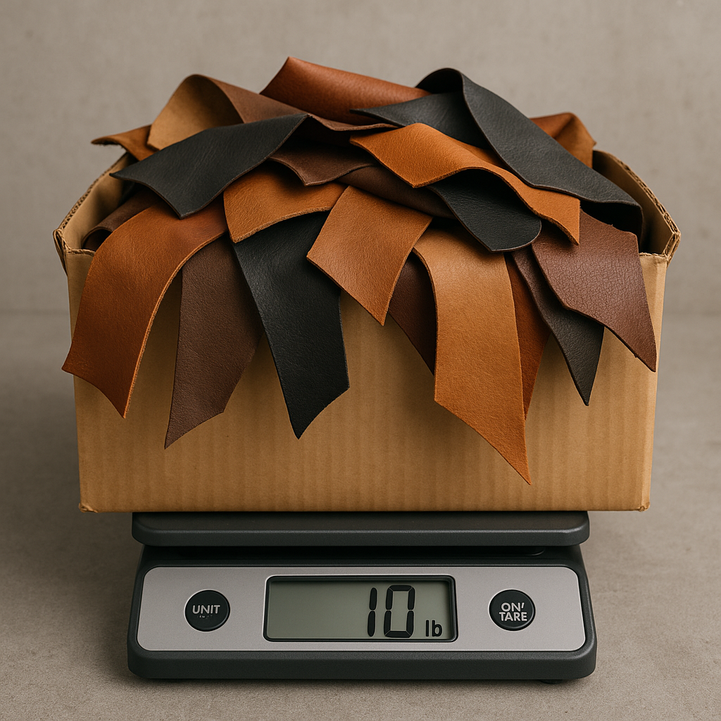 Brown Leather Scraps