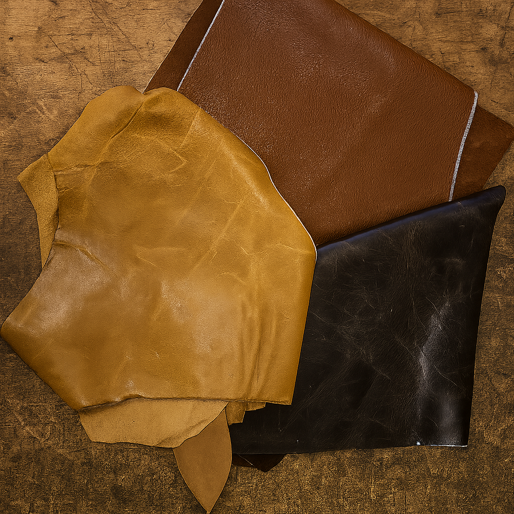 Mix Color Leather Scraps