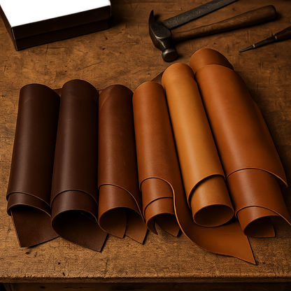 Brown Leather Scraps