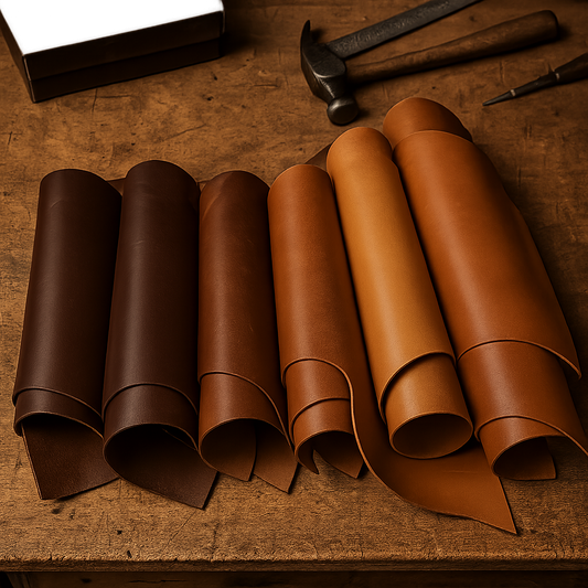 Brown Leather Scraps