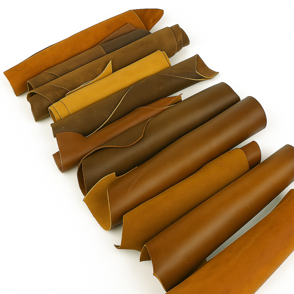 Brown Leather Scraps