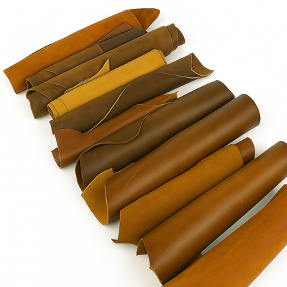 Brown Leather Scraps