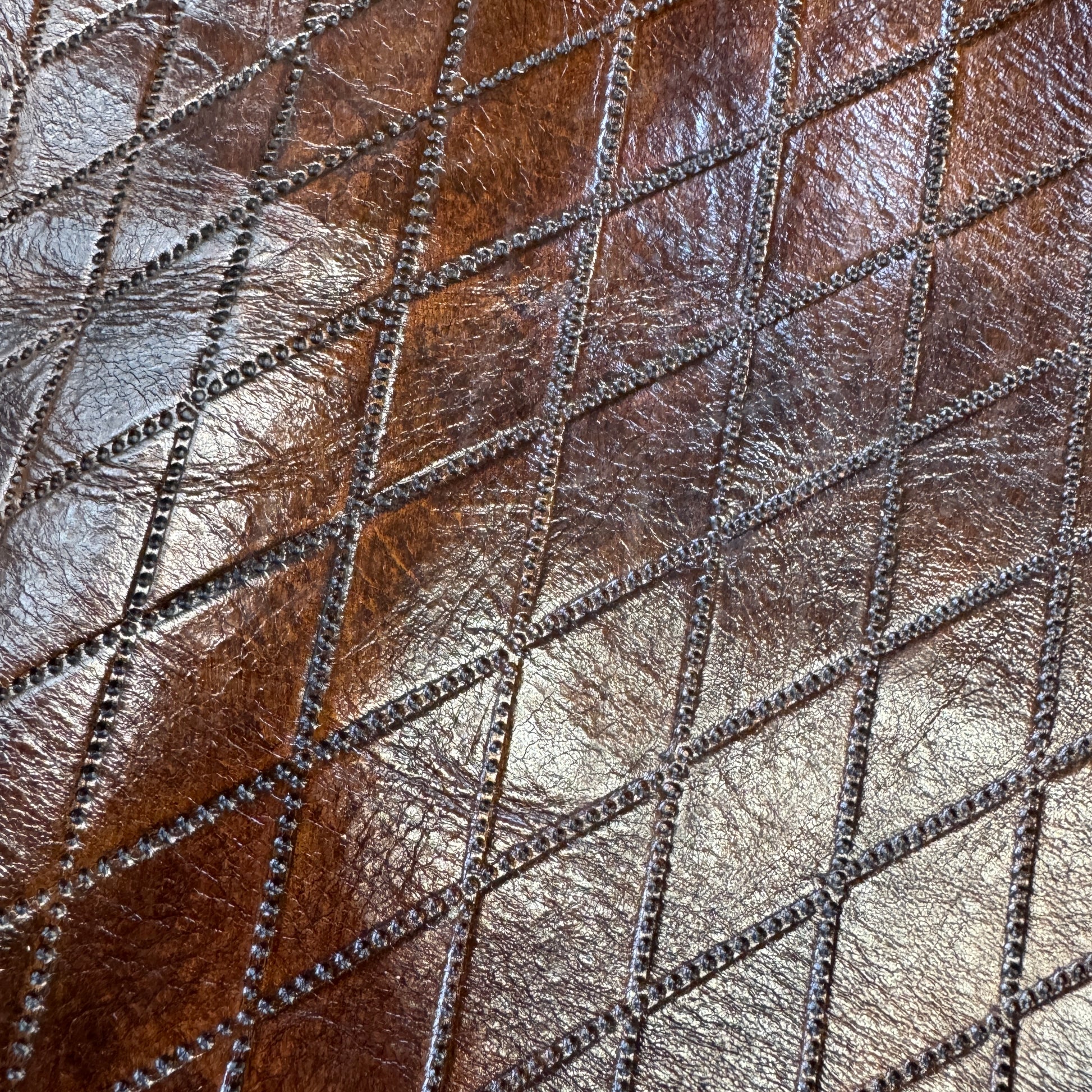 Embossed Mix Leather Scraps-Leather Hide &amp; Scrap