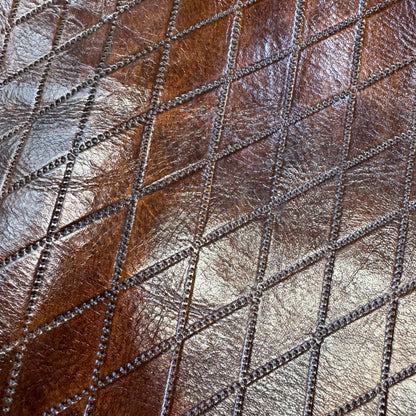 Embossed Mix Leather Scraps-Leather Hide &amp; Scrap
