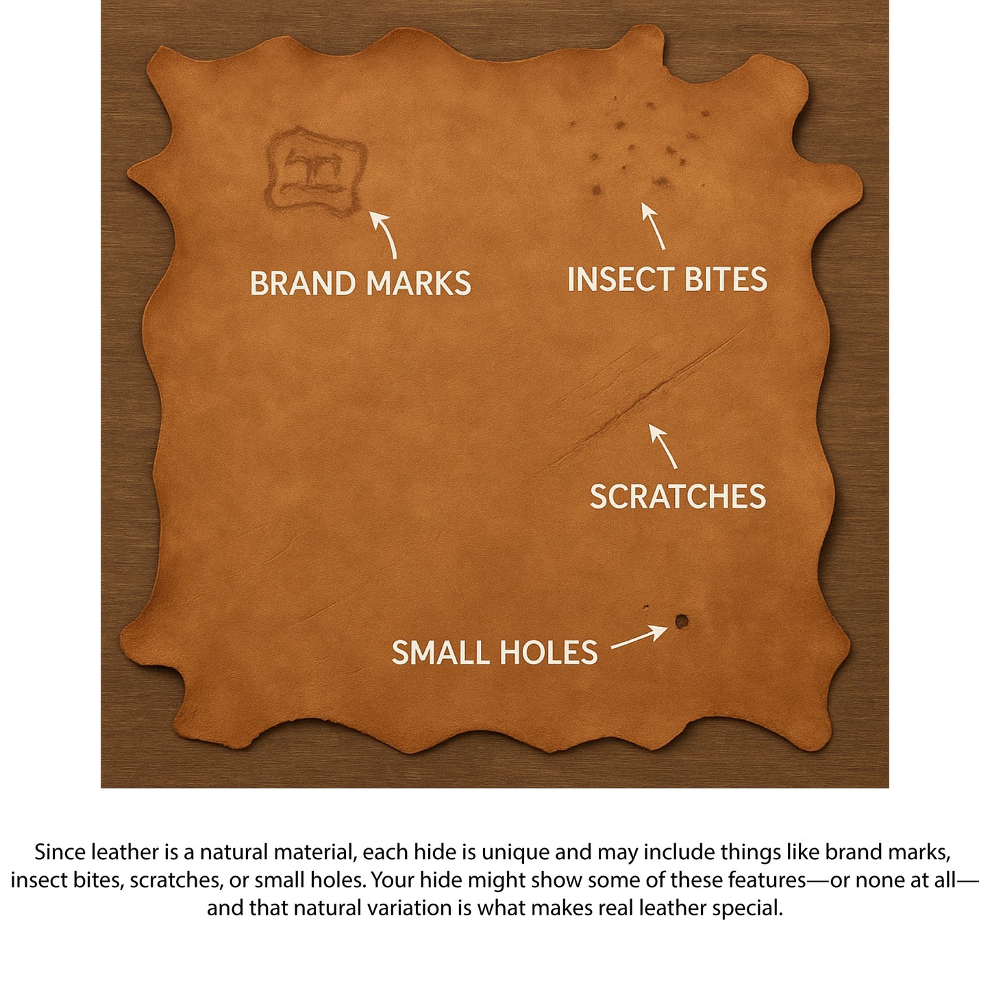 Caramel Leather Sheet