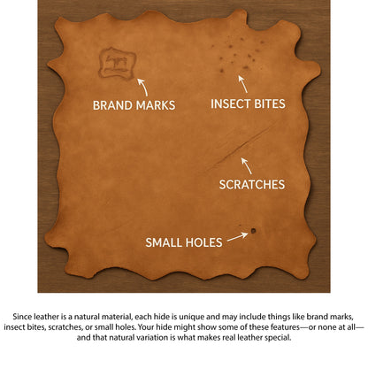 Caramel Leather Sheet