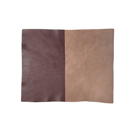 Red Brown Leather Sheet